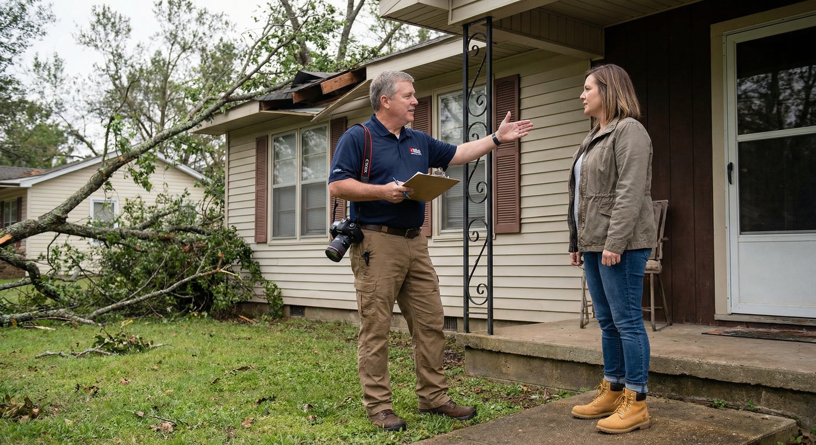 Ashley County Storm Damage team